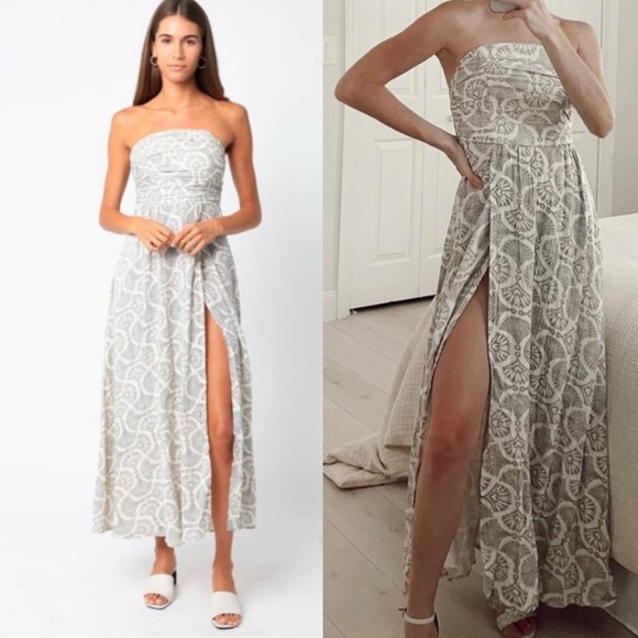 Olivaceous Offshore Maxi dress - Picture 2 of 6